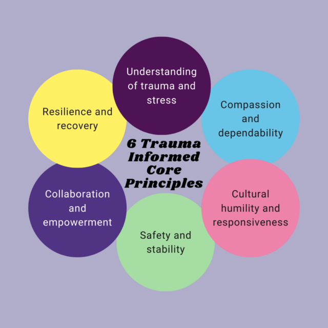 The six principles of trauma informed practice