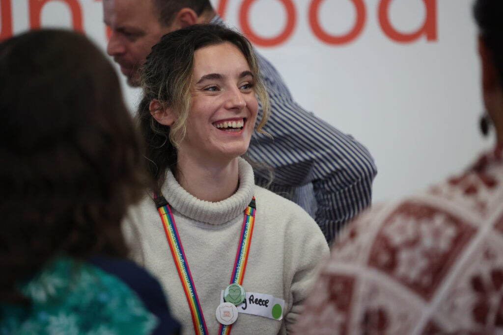 Woman at the neurodiversity toolkit launch