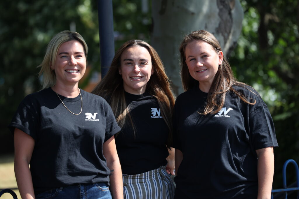 Custody Navigator team outside police station