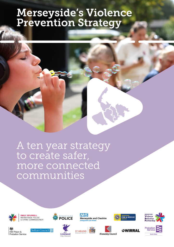 Front cover of Merseyside's Violence Prevention Strategy